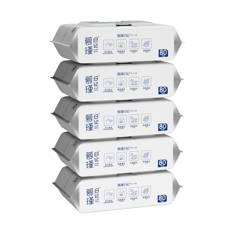 Travel - Sensitive Hand and Face Wipes Unscented Baby Wet Wipes