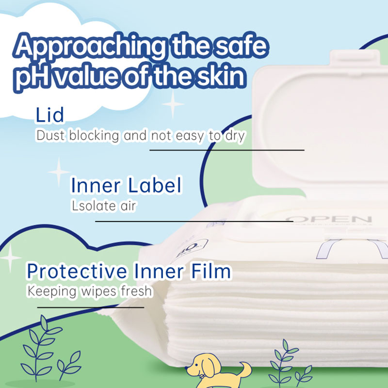 Travel - Sensitive Hand and Face Wipes Unscented Baby Wet Wipes