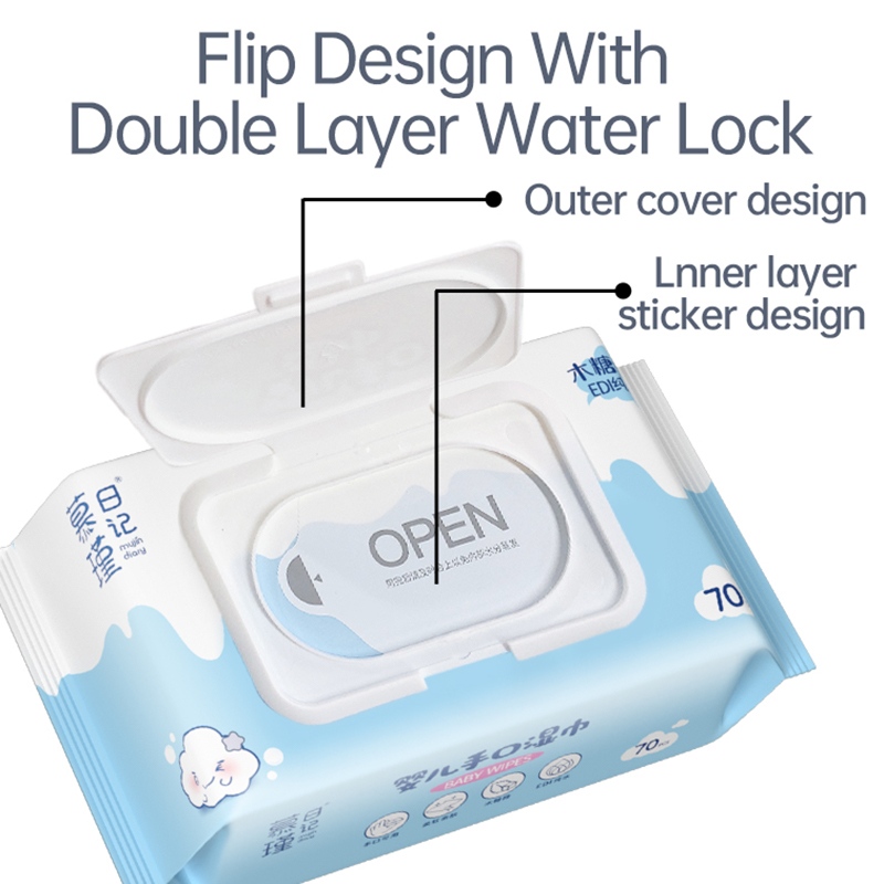 Gentle on Skin Gentle Mild and Non-Irritating Baby Cleaning Wipes