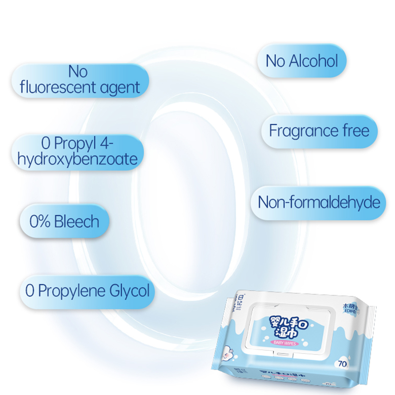Gentle on Skin Gentle Mild and Non-Irritating Baby Cleaning Wipes