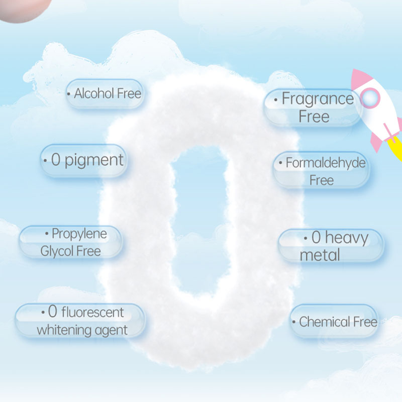 20x15cm Chemical-Free Baby Wet Wipes for Toddlers and Infants' Diapers