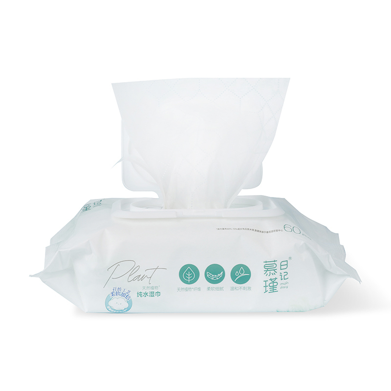 60-Count Pack Silky Soft Biodegradable MPM Eco-Friendly Water Wipes