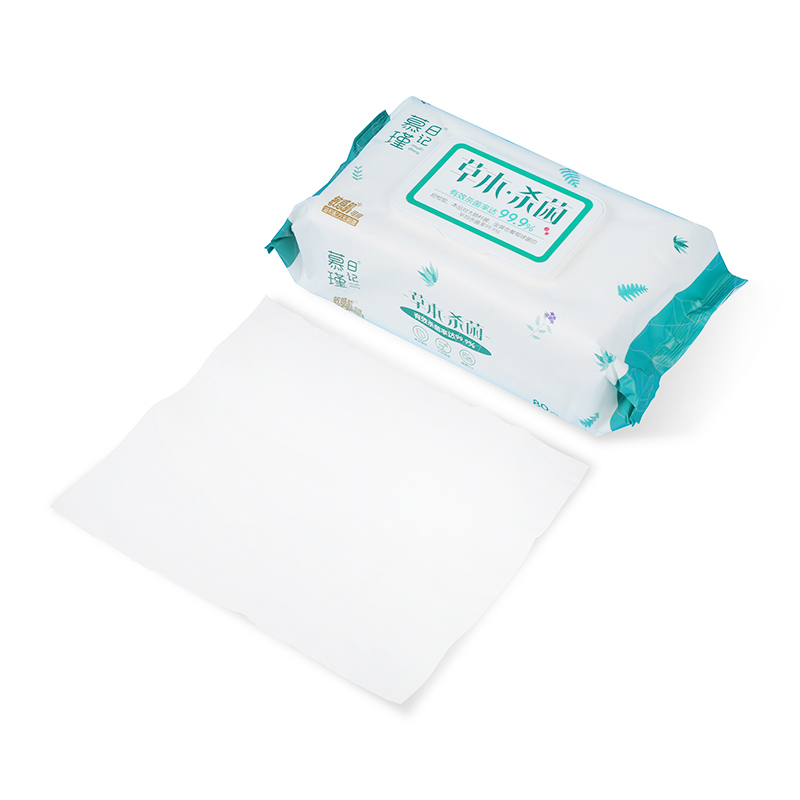 80 Count Sensitive Skin Wet Hand Wipes Infused with Aloe & Honeysuckle