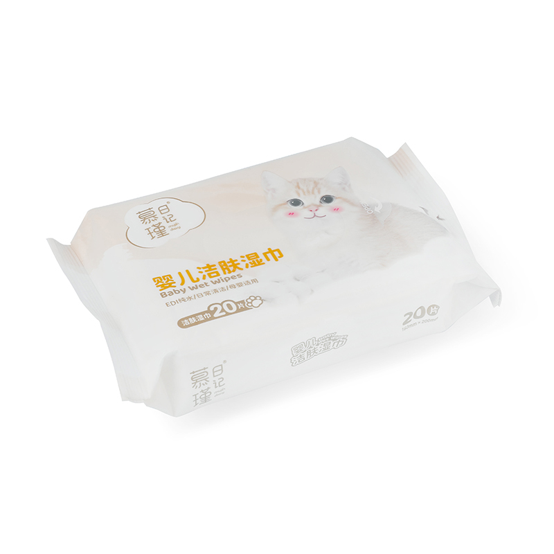 20 Wipes On-The-Go Mini Hypoallergenic Cleaning Baby Wipes