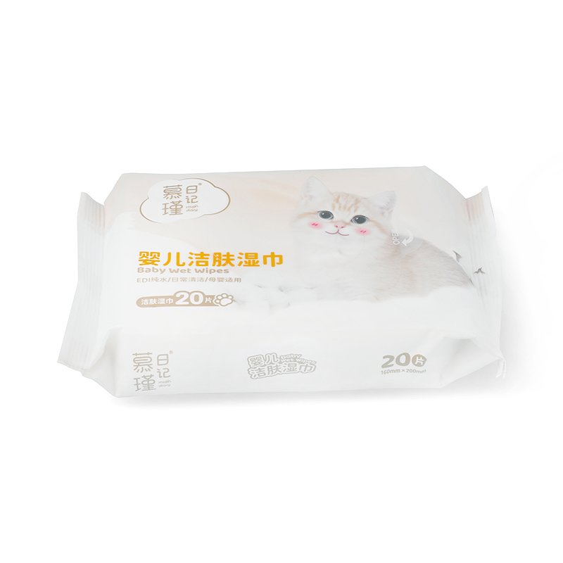 20 Wipes On-The-Go Mini Hypoallergenic Cleaning Baby Wipes