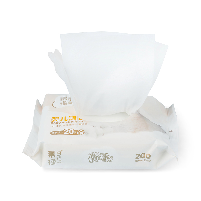 20 Wipes On-The-Go Mini Hypoallergenic Cleaning Baby Wipes