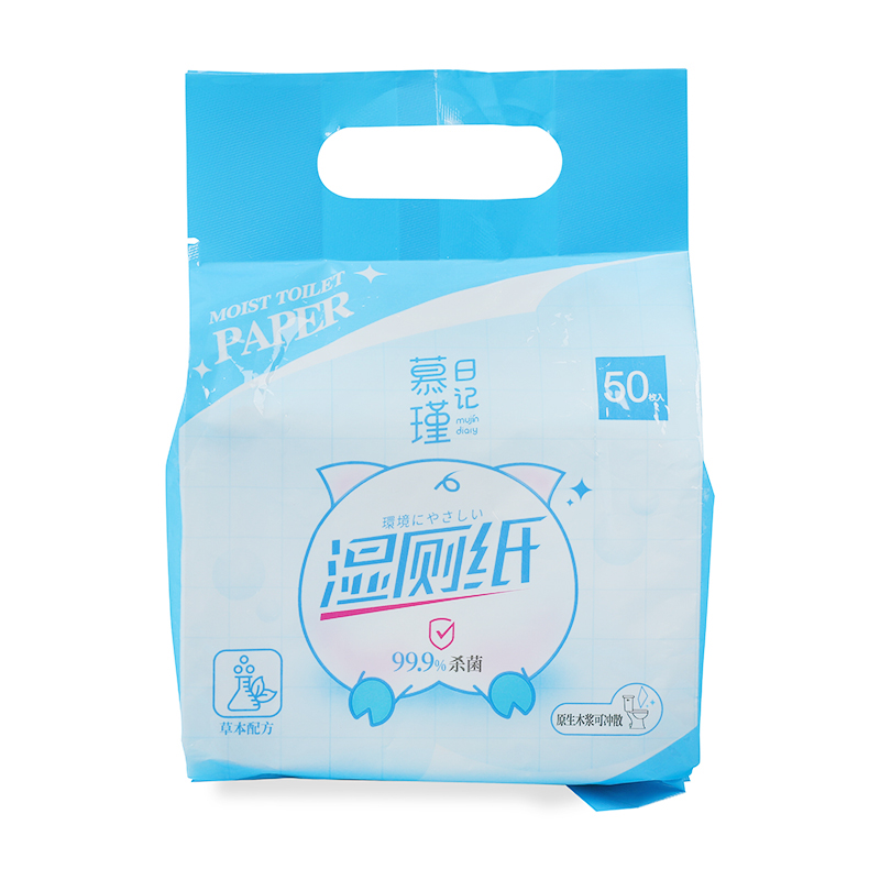Botanicals & Aloe Single-Use Eco-Friendly Flushable Wet Wipes Safe for Septic Systems
