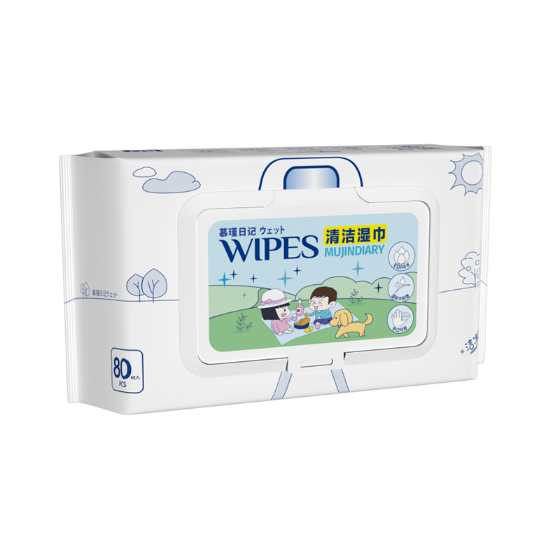 Travel - Sensitive Hand and Face Wipes Unscented Baby Wet Wipes