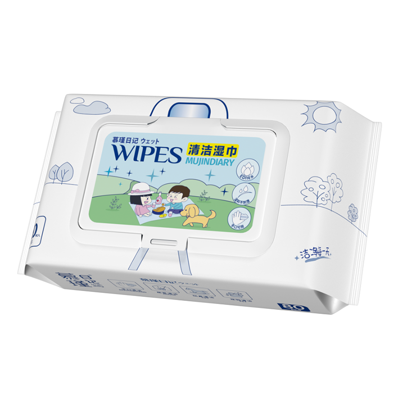 Travel - Sensitive Hand and Face Wipes Unscented Baby Wet Wipes