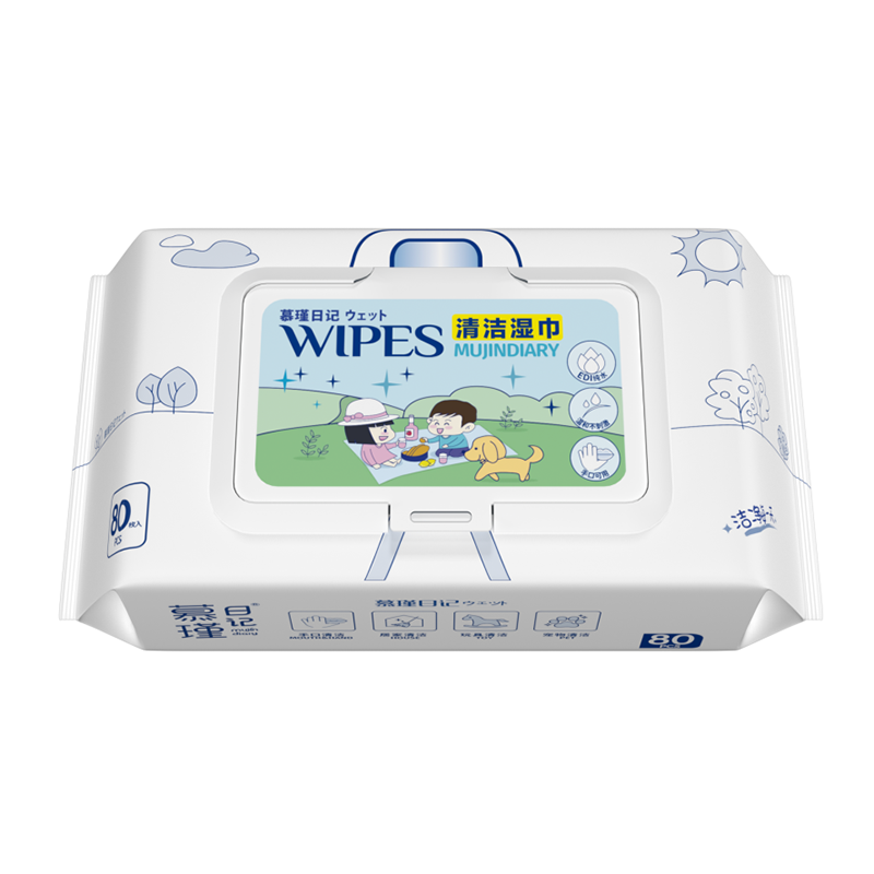 Travel - Sensitive Hand and Face Wipes Unscented Baby Wet Wipes