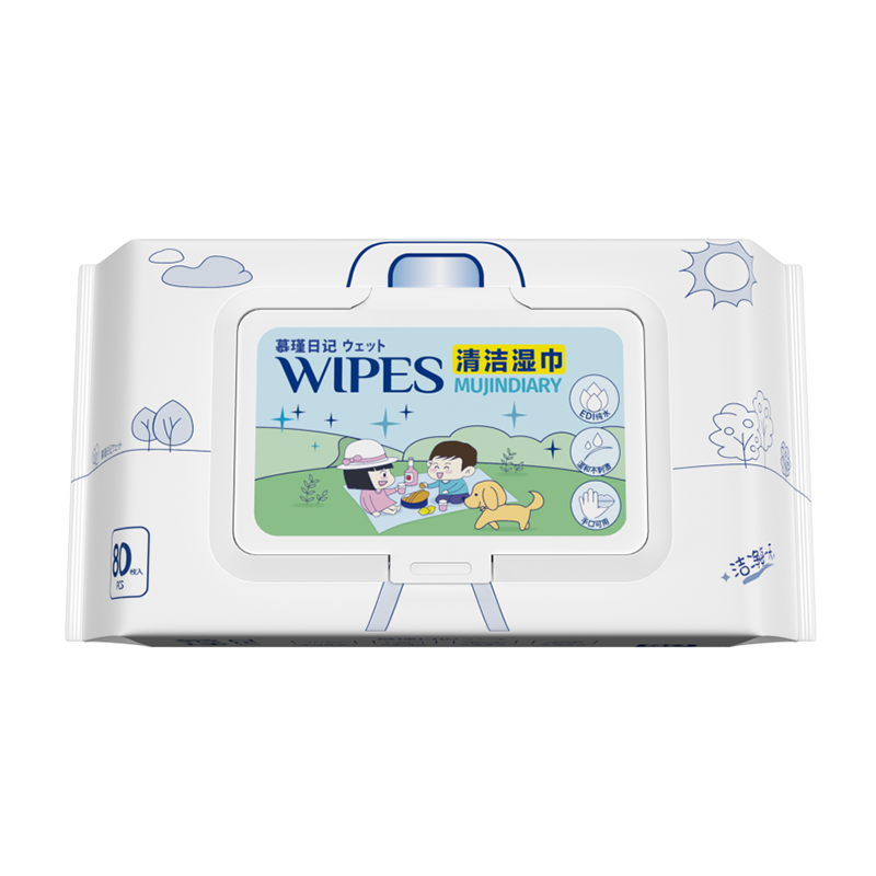 Travel - Sensitive Hand and Face Wipes Unscented Baby Wet Wipes