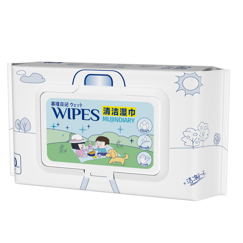 Travel - Sensitive Hand and Face Wipes Unscented Baby Wet Wipes