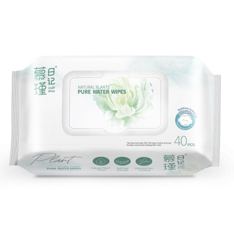 40-Count Pack Skincare-Enhancing MPM Eco-Friendly Water Wipes
