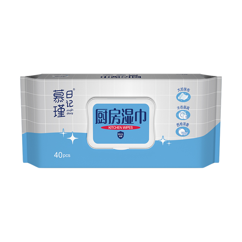 Tackle Grease Dirt Dust Multi-Purpose Cleaning Wipes for Home