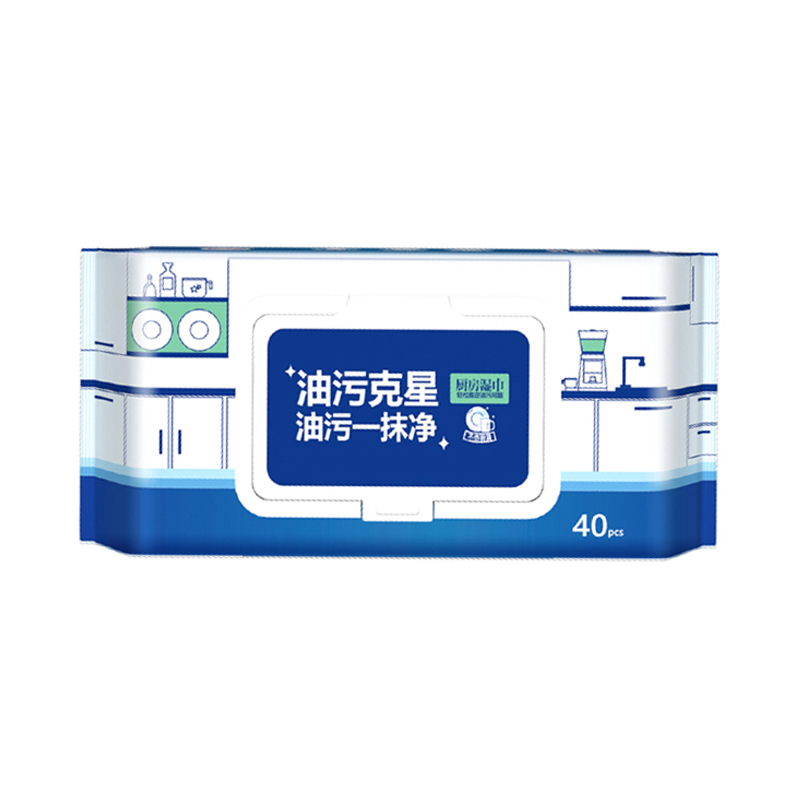 Fresh Lemon Scent APG Degreasing Factor kitchen cleaning wipes
