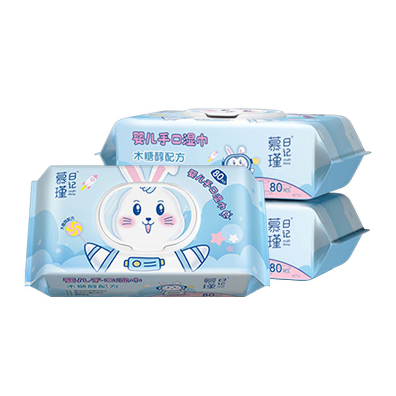 20x15cm Chemical-Free Baby Wet Wipes for Toddlers and Infants' Diapers