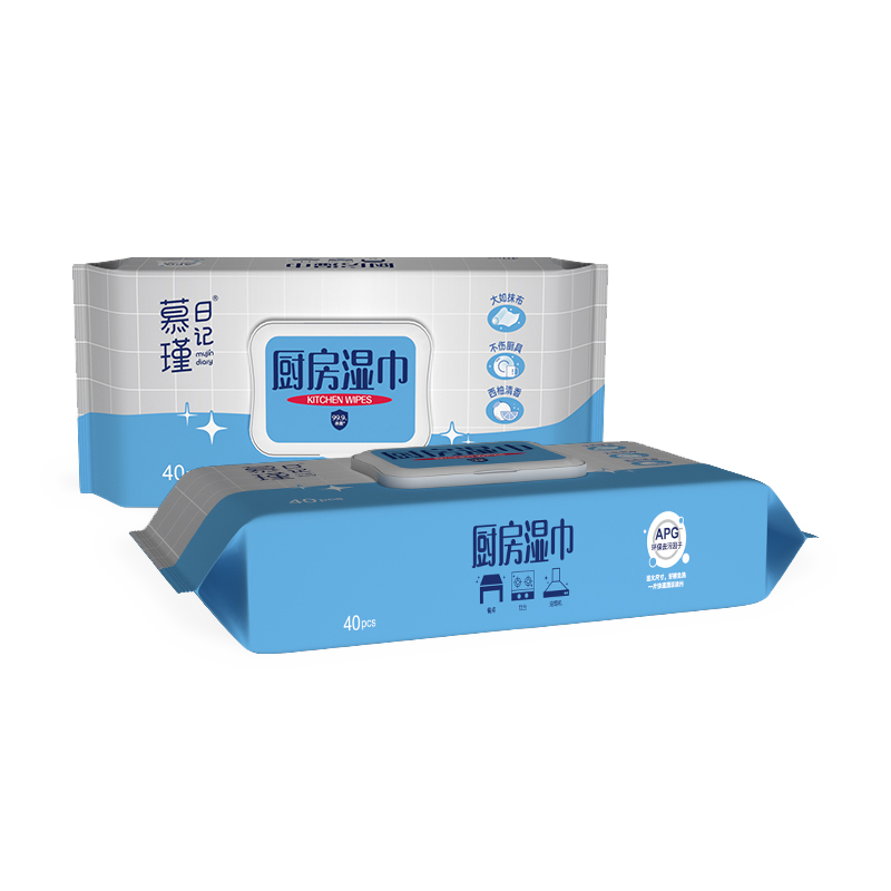Tackle Grease Dirt Dust Multi-Purpose Cleaning Wipes for Home