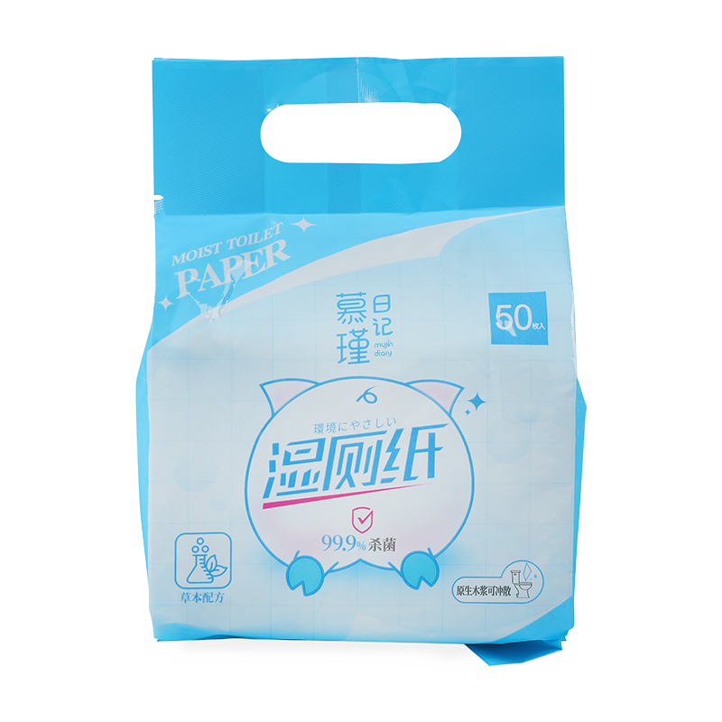 Botanicals & Aloe Single-Use Eco-Friendly Flushable Wet Wipes Safe for Septic Systems
