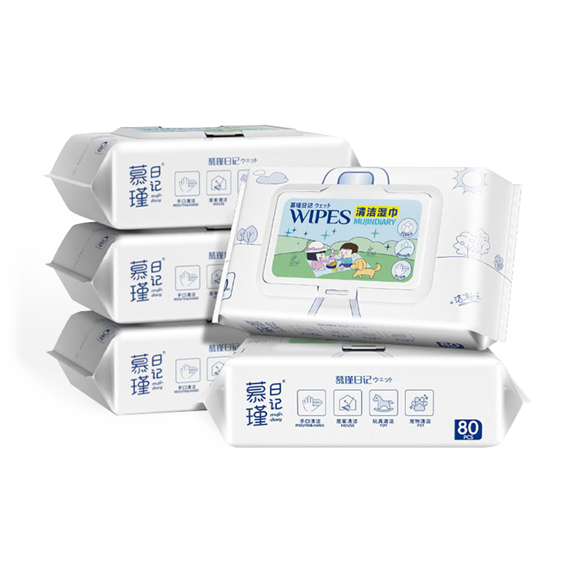 Travel - Sensitive Hand and Face Wipes Unscented Baby Wet Wipes
