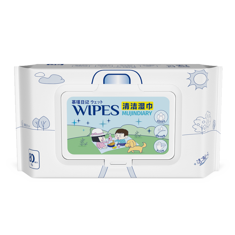 Travel - Sensitive Hand and Face Wipes Unscented Baby Wet Wipes