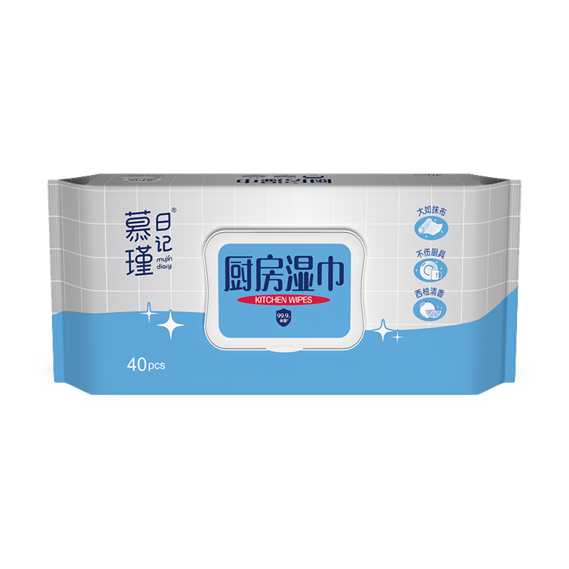 Tackle Grease Dirt Dust Multi-Purpose Cleaning Wipes for Home