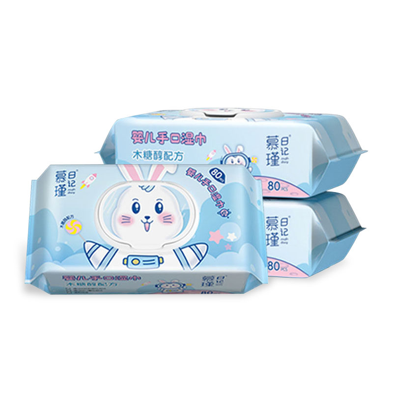20x15cm Chemical-Free Baby Wet Wipes for Toddlers and Infants' Diapers